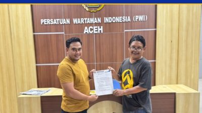 Bakal Calon Ketua PWI Aceh Sayuti Achmad Dinyatakan Lolos Verifikasi.