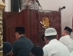 Kapolresta Sampaikan Pesan Kamtibmas Lewat Mimbar Jum’at Keliling.